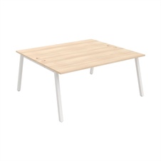 HOBIS kancelársky stôl zdvojený - USD A 1800, agát - 2