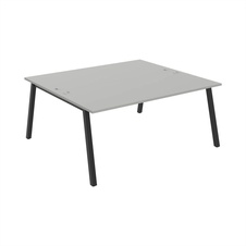 HOBIS kancelársky stôl zdvojený - USD A 1800, šedá - 1