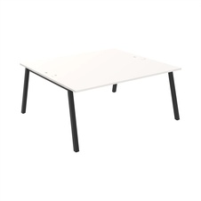 HOBIS kancelársky stôl zdvojený - USD A 1800, biela - 1