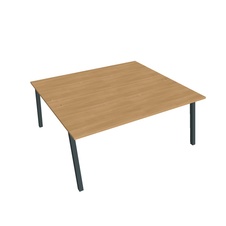 HOBIS kancelársky stôl zdvojený - USD A 1800, dub - 1