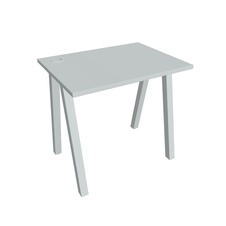 HOBIS kancelársky stôl rovný - UE A 800, hĺbka 60 cm, šedá