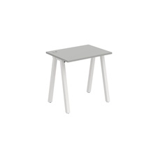HOBIS kancelársky stôl rovný - UE A 800, hĺbka 60 cm, šedá - 2