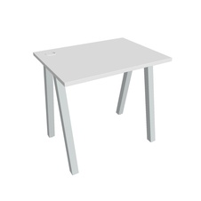 HOBIS kancelársky stôl rovný - UE A 800, hĺbka 60 cm, biela