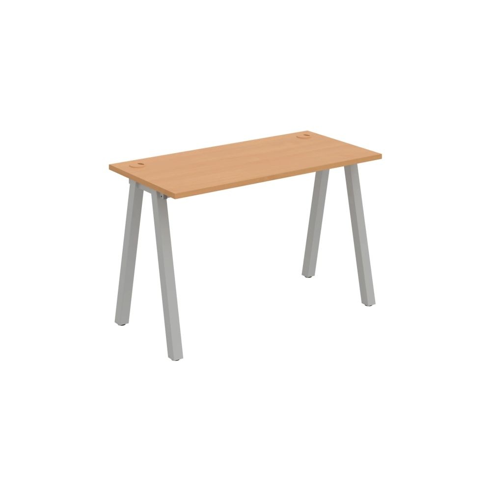 HOBIS kancelársky stôl rovný - UE A 1200, hĺbka 60 cm, buk