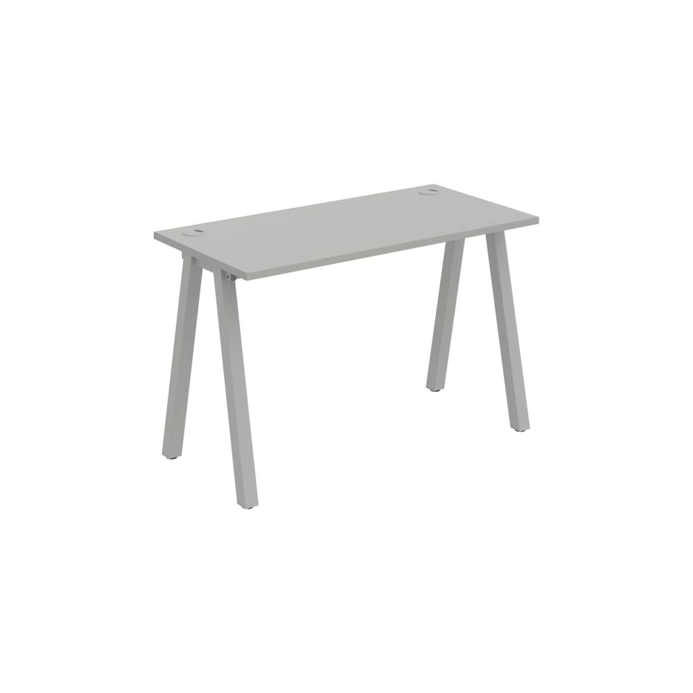 HOBIS kancelársky stôl rovný - UE A 1200, hĺbka 60 cm, šedá