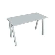 HOBIS kancelársky stôl rovný - UE A 1200, hĺbka 60 cm, šedá