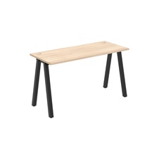 HOBIS kancelársky stôl rovný - UE A 1400, hĺbka 60 cm, agát - 1