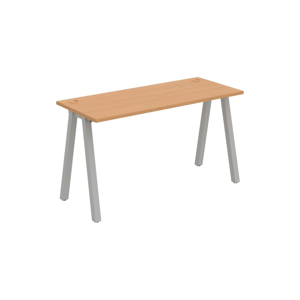 HOBIS kancelársky stôl rovný - UE A 1400, hĺbka 60 cm, buk
