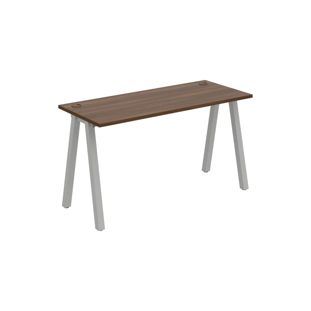 HOBIS kancelársky stôl rovný - UE A 1400, hĺbka 60 cm, orech