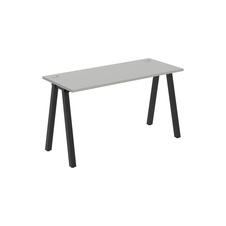 HOBIS kancelársky stôl rovný - UE A 1400, hĺbka 60 cm, šedá - 1