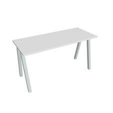 HOBIS kancelársky stôl rovný - UE A 1400, hĺbka 60 cm, biela