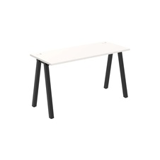 HOBIS kancelársky stôl rovný - UE A 1400, hĺbka 60 cm, biela - 1