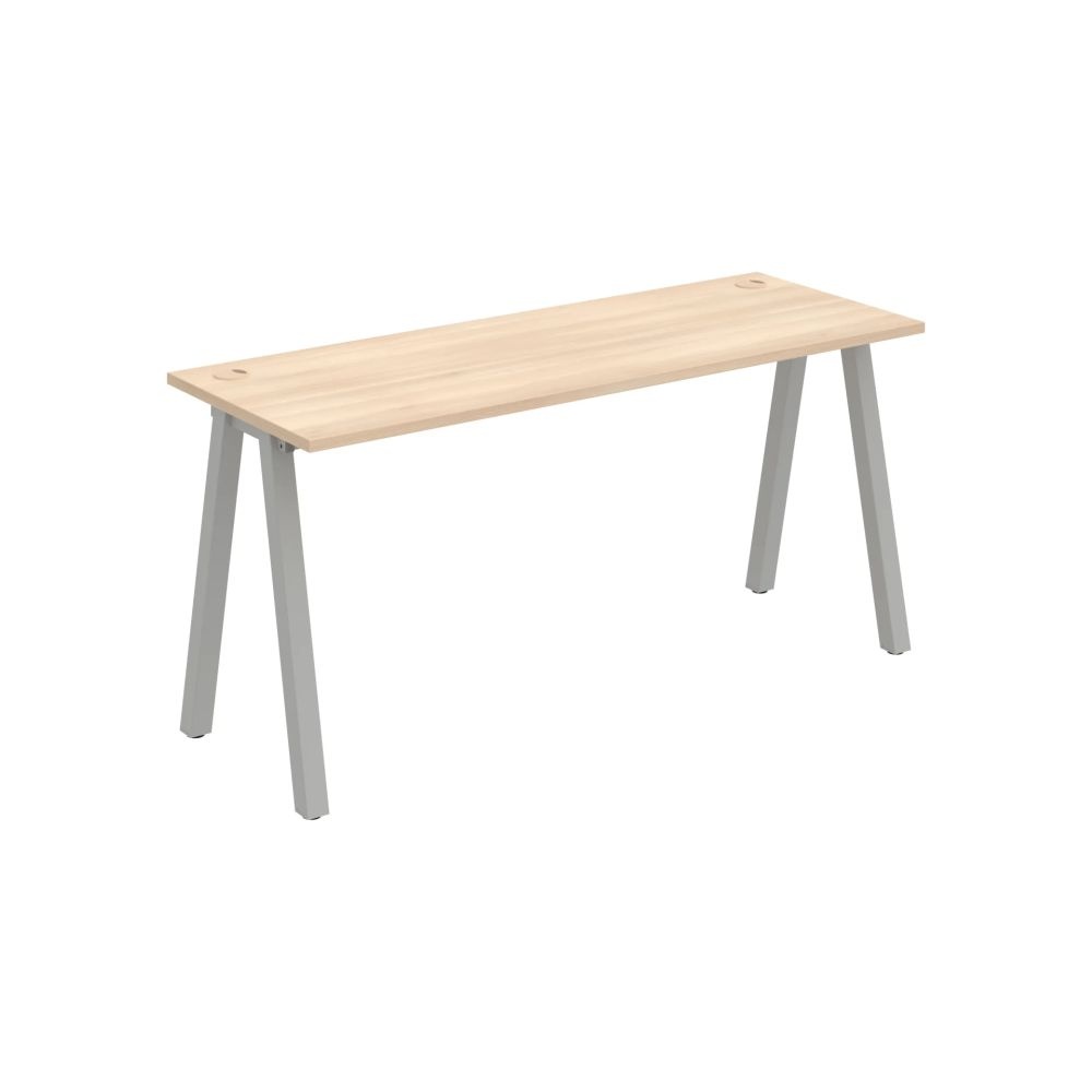 HOBIS kancelársky stôl rovný - UE A 1600, hĺbka 60 cm, agát