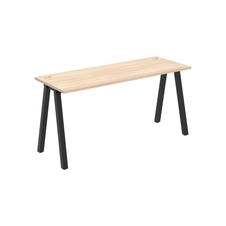 HOBIS kancelársky stôl rovný - UE A 1600, hĺbka 60 cm, agát - 1