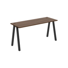 HOBIS kancelársky stôl rovný - UE A 1600, hĺbka 60 cm, orech - 1