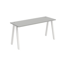 HOBIS kancelársky stôl rovný - UE A 1600, hĺbka 60 cm, šedá - 2