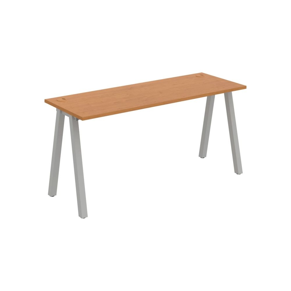 HOBIS kancelársky stôl rovný - UE A 1600, hĺbka 60 cm, jelša