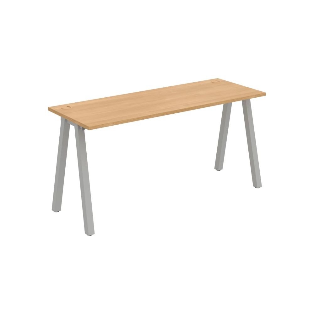 HOBIS kancelársky stôl rovný - UE A 1600, hĺbka 60 cm, dub
