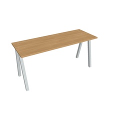 HOBIS kancelársky stôl rovný - UE A 1600, hĺbka 60 cm, dub