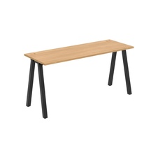 HOBIS kancelársky stôl rovný - UE A 1600, hĺbka 60 cm, dub - 1