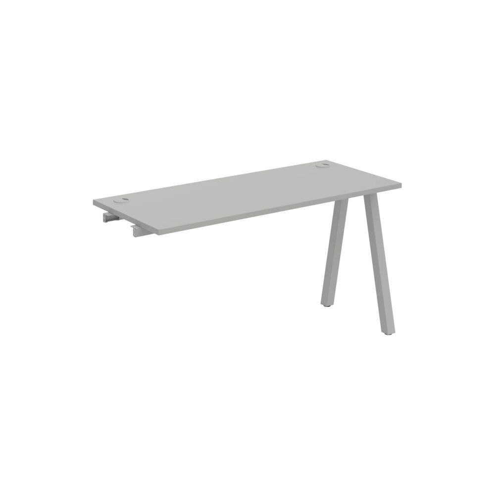HOBIS prídavný stôl rovný - UE A 1400 R, hĺbka 60 cm, šedá