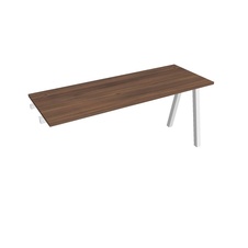 HOBIS prídavný stôl rovný - UE A 1600 R, hĺbka 60 cm, orech