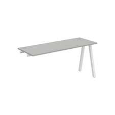 HOBIS prídavný stôl rovný - UE A 1600 R, hĺbka 60 cm, šedá - 2