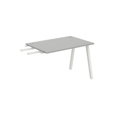 HOBIS prídavný stôl do uhla - US A 1200 RU, hĺbka 80 cm, šedá - 2