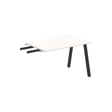 HOBIS prídavný stôl do uhla - US A 1200 RU, hĺbka 80 cm, biela - 1