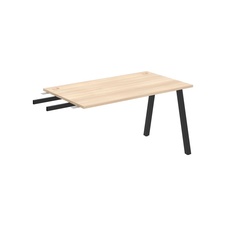 HOBIS prídavný stôl do uhla - US A 1400 RU, hĺbka 80 cm, agát - 1