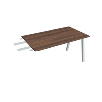 HOBIS prídavný stôl do uhla - US A 1400 RU, hĺbka 80 cm, orech