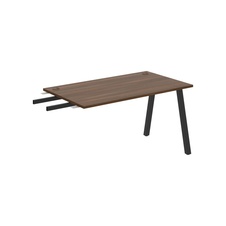 HOBIS prídavný stôl do uhla - US A 1400 RU, hĺbka 80 cm, orech - 1