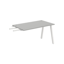 HOBIS prídavný stôl do uhla - US A 1400 RU, hĺbka 80 cm, šedá - 2