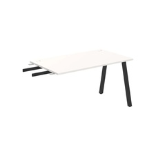HOBIS prídavný stôl do uhla - US A 1400 RU, hĺbka 80 cm, biela - 1