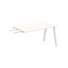 HOBIS prídavný stôl do uhla - US A 1400 RU, hĺbka 80 cm, biela - 2