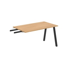 HOBIS prídavný stôl do uhla - US A 1400 RU, hĺbka 80 cm, dub - 1