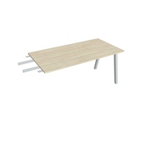 HOBIS prídavný stôl do uhla - US A 1600 RU, hĺbka 80 cm, agát