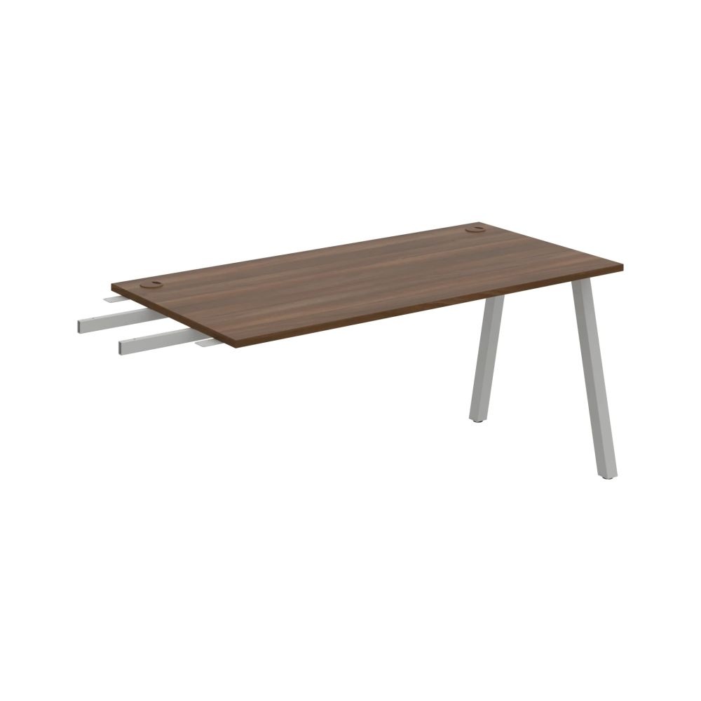HOBIS prídavný stôl do uhla - US A 1600 RU, hĺbka 80 cm, orech