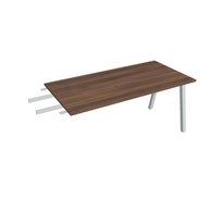 HOBIS prídavný stôl do uhla - US A 1600 RU, hĺbka 80 cm, orech