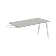 HOBIS prídavný stôl do uhla - US A 1600 RU, hĺbka 80 cm, šedá - 2