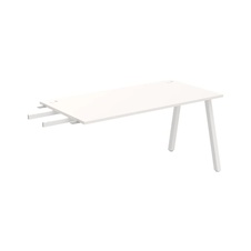 HOBIS prídavný stôl do uhla - US A 1600 RU, hĺbka 80 cm, biela - 2
