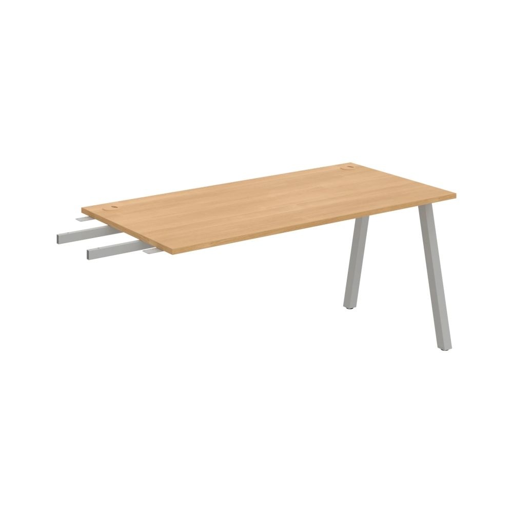HOBIS prídavný stôl do uhla - US A 1600 RU, hĺbka 80 cm, dub