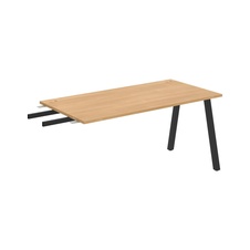 HOBIS prídavný stôl do uhla - US A 1600 RU, hĺbka 80 cm, dub - 1