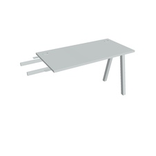 HOBIS prídavný stôl do uhla - UE A 1200 RU, hĺbka 60 cm, šedá
