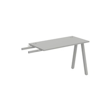 HOBIS prídavný stôl do uhla - UE A 1200 RU, hĺbka 60 cm, šedá
