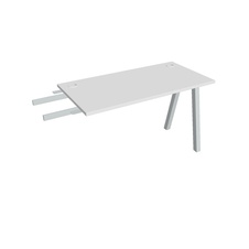 HOBIS prídavný stôl do uhla - UE A 1200 RU, hĺbka 60 cm, biela