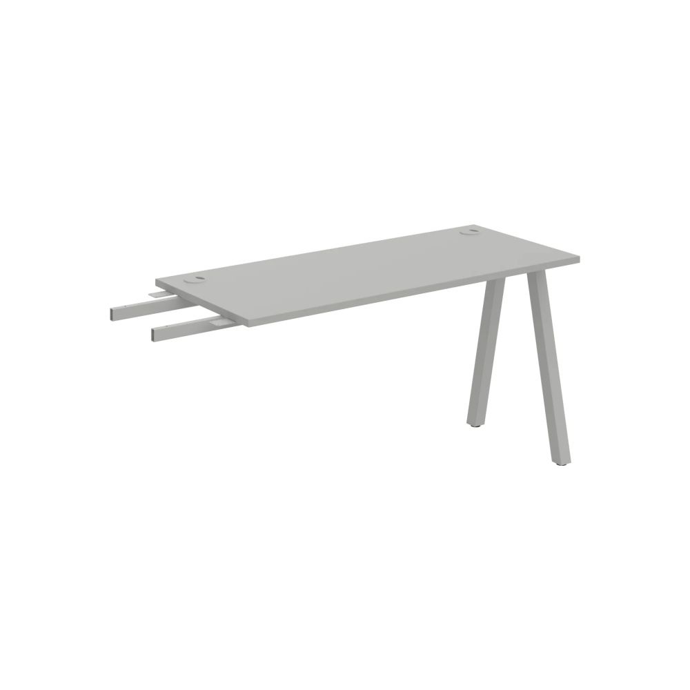 HOBIS prídavný stôl do uhla - UE A 1400 RU, hĺbka 60 cm, šedá