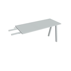 HOBIS prídavný stôl do uhla - UE A 1400 RU, hĺbka 60 cm, šedá
