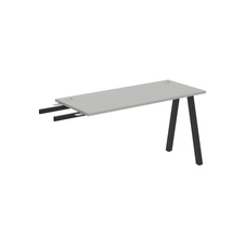 HOBIS prídavný stôl do uhla - UE A 1400 RU, hĺbka 60 cm, šedá - 1
