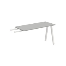 HOBIS prídavný stôl do uhla - UE A 1400 RU, hĺbka 60 cm, šedá - 2